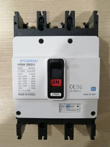 MCCB HYUNDAI 3P 175A 26kA ( HGM250S-F )